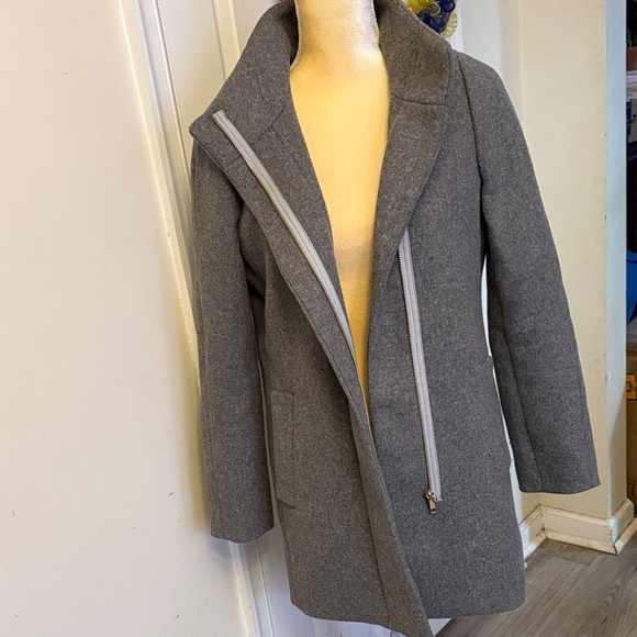 J. Crew Charcoal Pea Coat - Picture 4 of 6